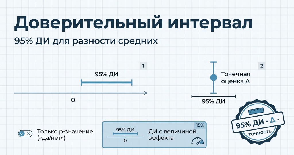 Доверительный интервал: расчёт и интерпретация