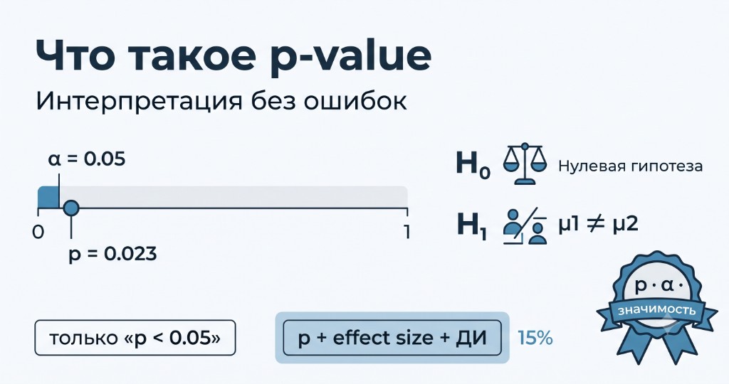 p-value без заблуждений